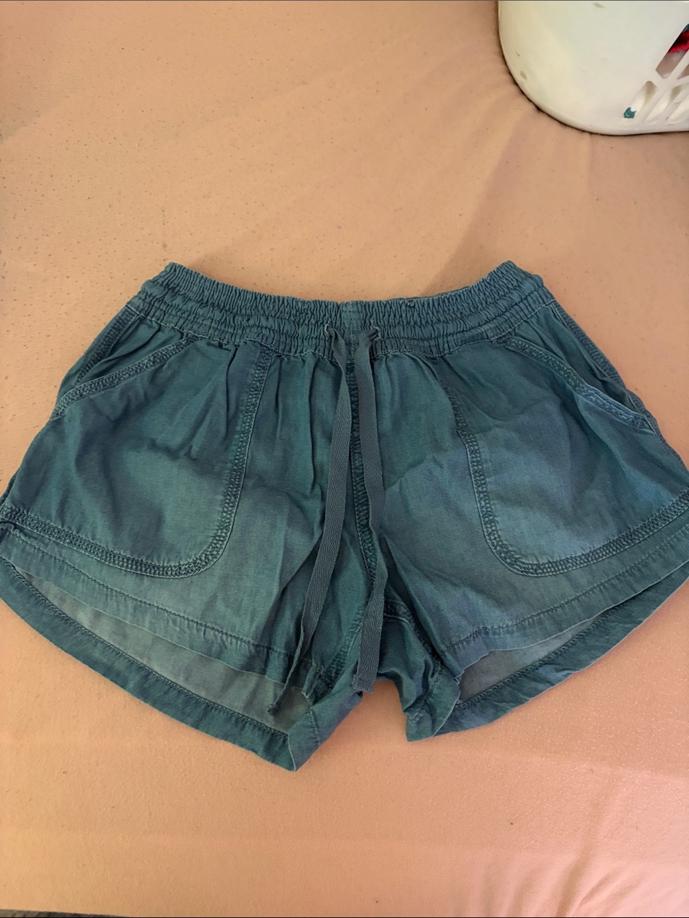 Altar'd State Teal Drawstring Athletic Shorts